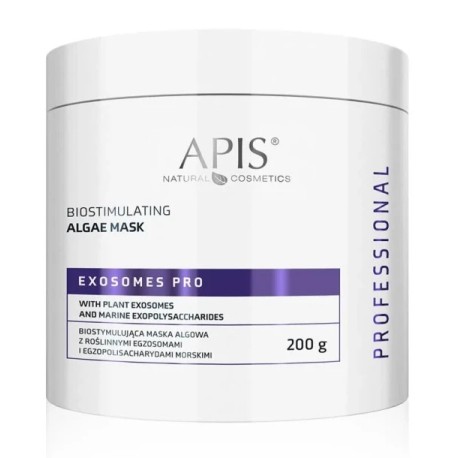 Apis EXOSOMES PRO, Biostymulująca maska algowa z roślinnymi egzosomami 200g, 1szt.