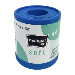 Przylepiec, plaster włókninowy z nakładką SOFT 5cm x 5m, 1szt.