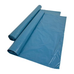 Worki na odpady niebieskie, grube LDPE, 35L 50szt/rol