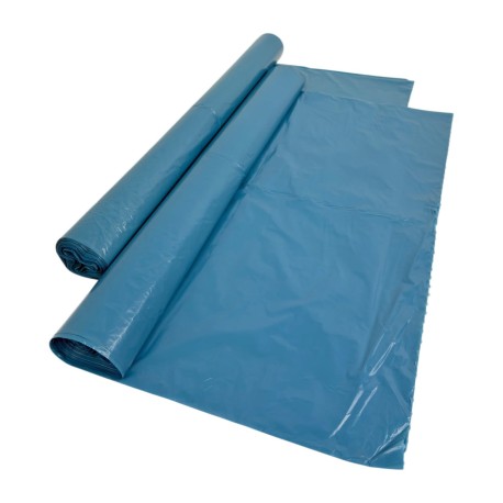 Worki na odpady niebieskie, grube LDPE, 35L 50szt/rol