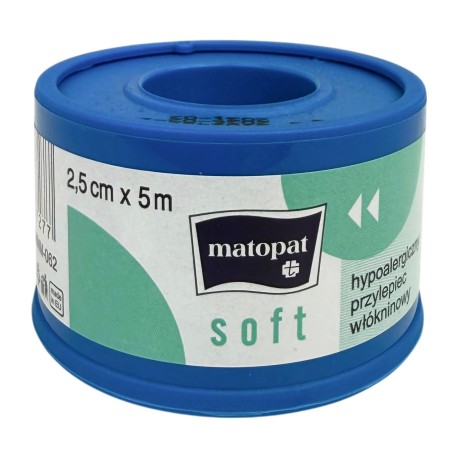 Przylepiec, plaster włókninowy z nakładką SOFT (2,5cmx5m), 1 szt.