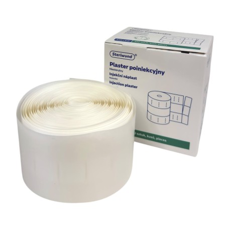 Plaster poiniekcyjny Steriwund (4cmx5m), niesterylny, 250szt./op.