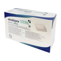 Elastopor Steril - opatrunek włókninowy z wkładem chłonnym, jałowy, 5cm x 7,2cm, 100szt/op