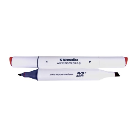 Marker, pisak laboratoryjny IERS® (dwustronny), czerwony, 1szt.