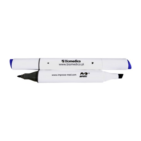 Marker, pisak laboratoryjny IERS® (dwustronny), niebieski, 1szt.