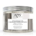 Apis INSPIRATION, Wygładzająca sól do kąpieli z minerałami z Morza Martwego, z algami morskimi i drobinkami kokosa 650g, 1szt.
