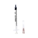 Strzykawka 3cz. tuberkulinowa dicoTUBER 1ml U20 z igłą nakładaną (0,45x13mm), 100szt./op.