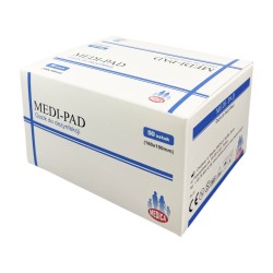 Kompres nasączony alkoholem 70%, gazik do dezynfekcji MEDI-PAD, 160x100mm 50szt/op