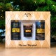 Apis MYSTIC OUD, Zestaw Świąteczny: żel pod prysznic 300ml + balsam 300ml + świeczka 70g