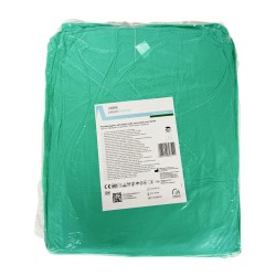 Fartuch z włókniny previoMedical zielony (rozm.L), z mankietami, 10szt./op.