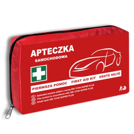 Apteczka samochodowa pierwszej pomocy nylon AS 13164 SUPER PLUS