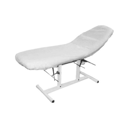 Prześcieradło z gumką j.u. z włókniny, białe 80x210cm 10szt/op