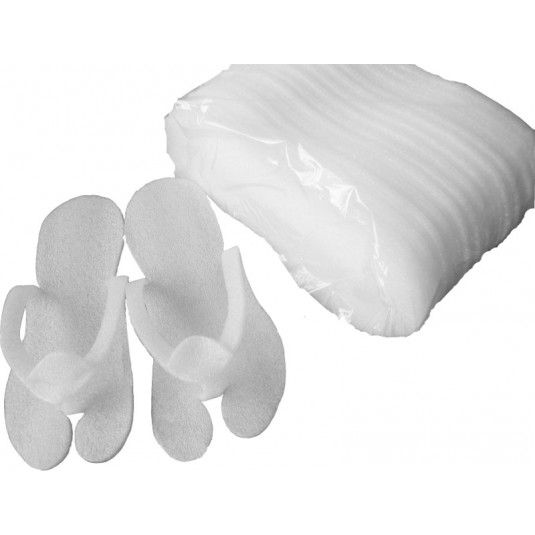 Japonki kosmetyczne, białe 10par/opak