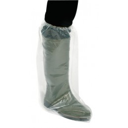 Buty foliowe długie z gumką Krutex 50szt (25par)/opak.