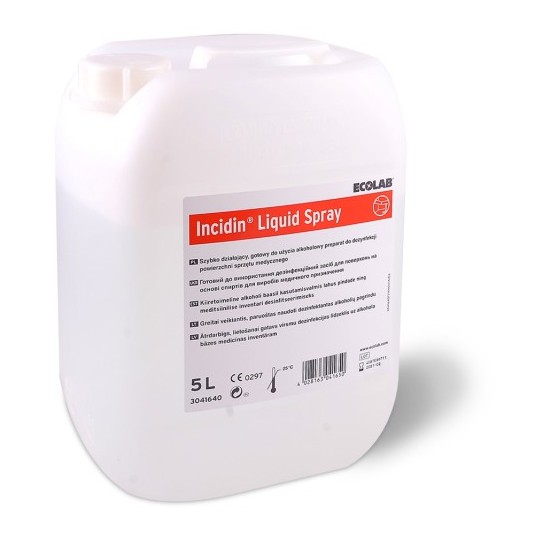Incidin Liquid 5L, płyn do dezynfekcji powierzchni sprzętu medycznego
