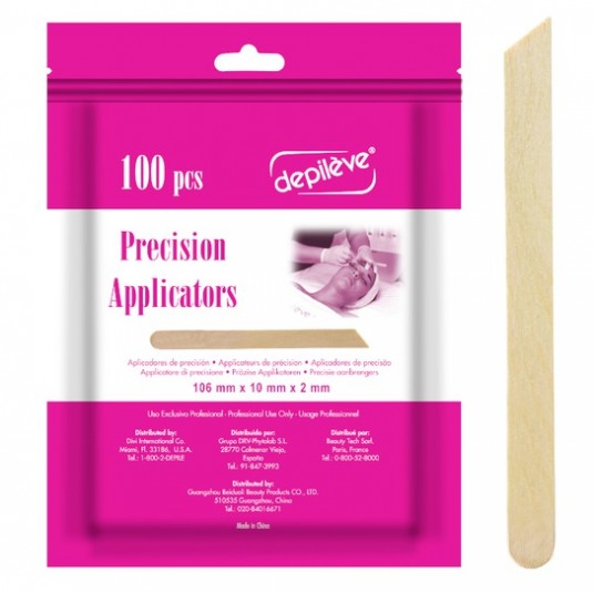 Szpatułki precyzyjna aplikacja Depileve 100szt/op