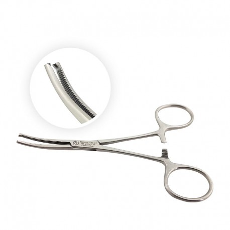 Kleszczyki hemostatyczne typ Kocher 14cm, zagięte 17-400