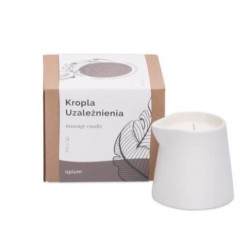 Świeca do masażu w kartonie (kropla uzależnienia-opium), 250g