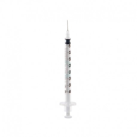 Strzykawka insulinowa 1ml U40 z igłą nakładaną 27Gx1/2 / 0,4x13mm 100szt/op 
