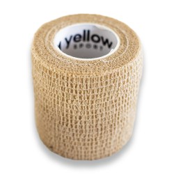 Bandaż Kohezyjny Non-Woven yellowBAND, bezlateksowy, uniwersalny, 5cmx4.5m