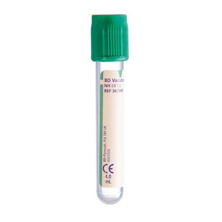 Probówka z heparyną litową BD Vacutainer 4ml, 100szt./op.