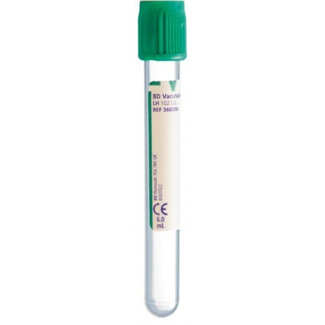Probówka z heparyną litową BD Vacutainer 6ml, 100szt./op.