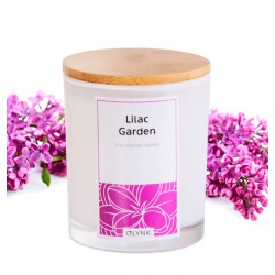 Świeca zapachowa z wosku sojowego w szkle-(Lilac Garden), 300ml