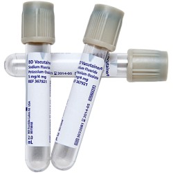Probówka glukoza (NaF/EDTA) plast., 2ml, BD Vacutainer 13x75mm, 100szt/op BD368520