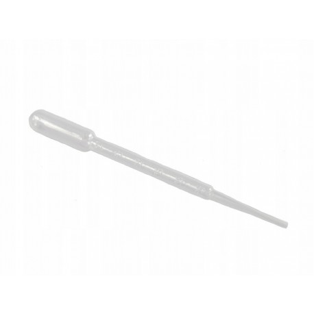 Pipeta typu Pasteura z bańką ssącą 3ml, 500szt./op.