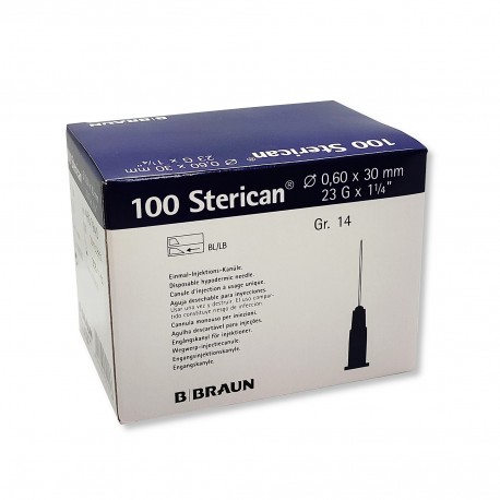 Igła iniekcyjna B. Braun Sterican 23G (0,6x30mm), 100szt./op.