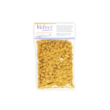 Wosk twardy brazylijski do depilacji w groszkach - Biała Czekolada, 100g/op