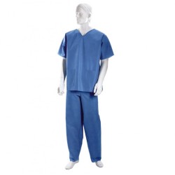 Komplet odzieży operacyjnej, włóknina SMS, Matodress, ciemnoniebieski L/176cm, 1szt. Ma-142-KOMW-003L