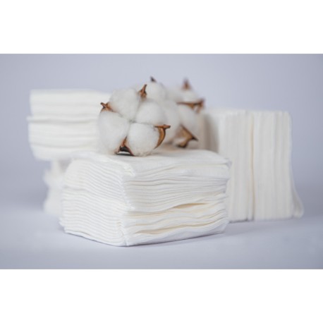 Ściereczki, chusteczki w włókien bawełnianych, 16,5x18cm, 150g, +/-100szt/op